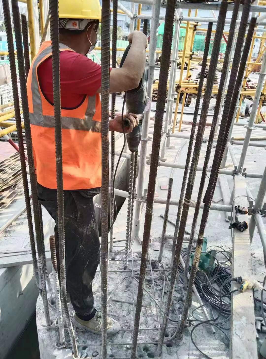 上海增大截面法加固框架柱施工方案